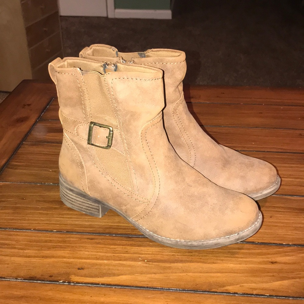 Brown booties